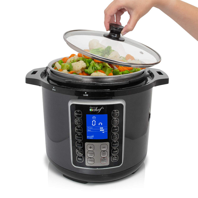 Deco Chef 10-in-1 Pressure Cooker, 8 Qt.