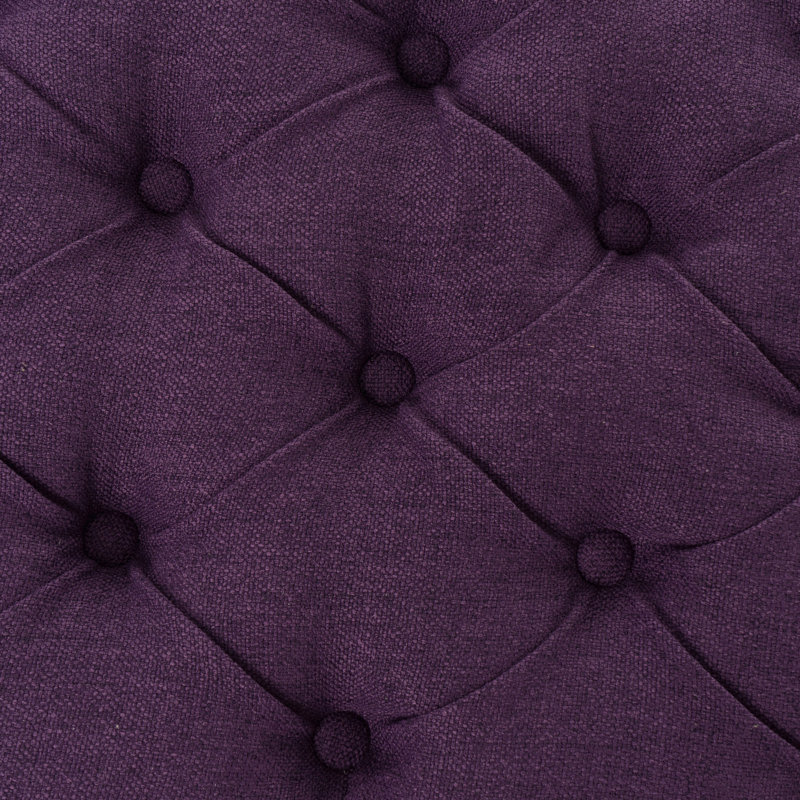 Repose-pieds avec rangement, banc, Mauve