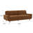 Mid-Century Modern Button-Tufted Sofa in Rust-1532587145