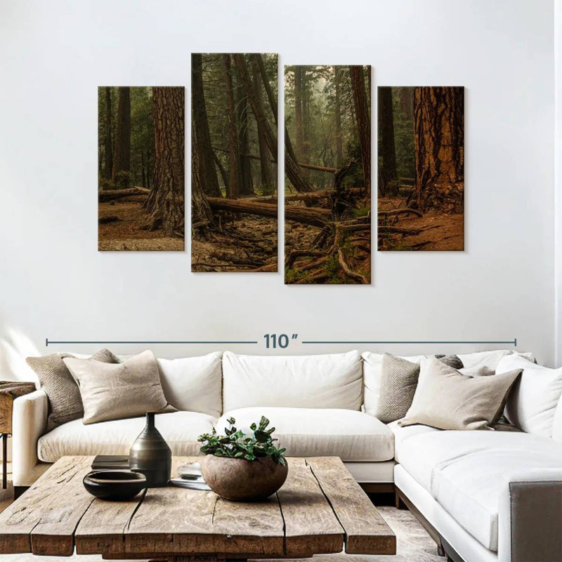 Harnek Redwood Tree Forest, 54" H x 84" W