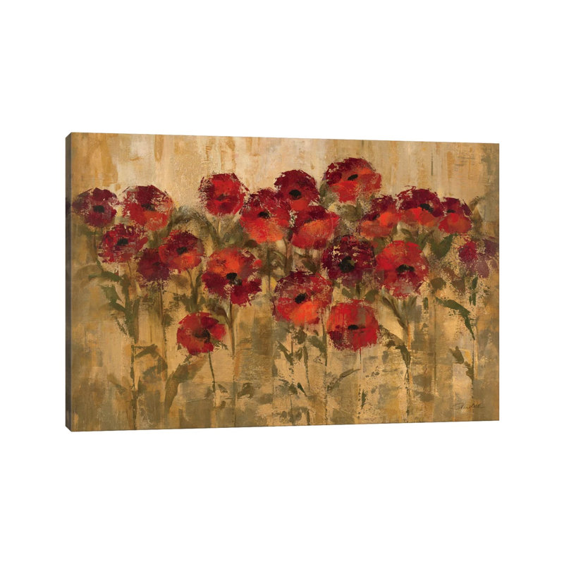 Sunshine Florals by Silvia Vassileva - Wrapped Canvas Painting, Wrapped Canvas, 20.32 cm H x 30.48 cm W