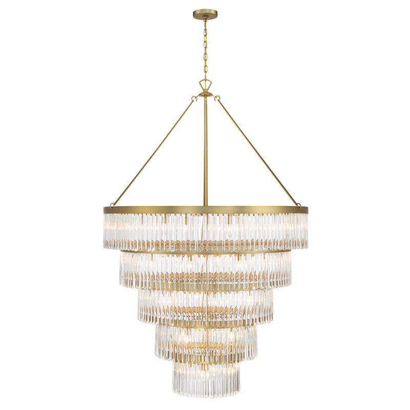 Nikiforos 30 Light Modern Gold Chandelier