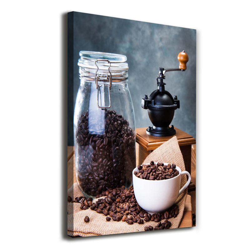Coffee Grinder - Wrapped Canvas Print
