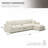 5-Seater Sectional Sofa Comfy Cloud Couch for Living Room, Modern Upholstered Modular Sectional Sofa Convertible Deep Seat Sofa, Removable & Washable Cushion Covers-203589536