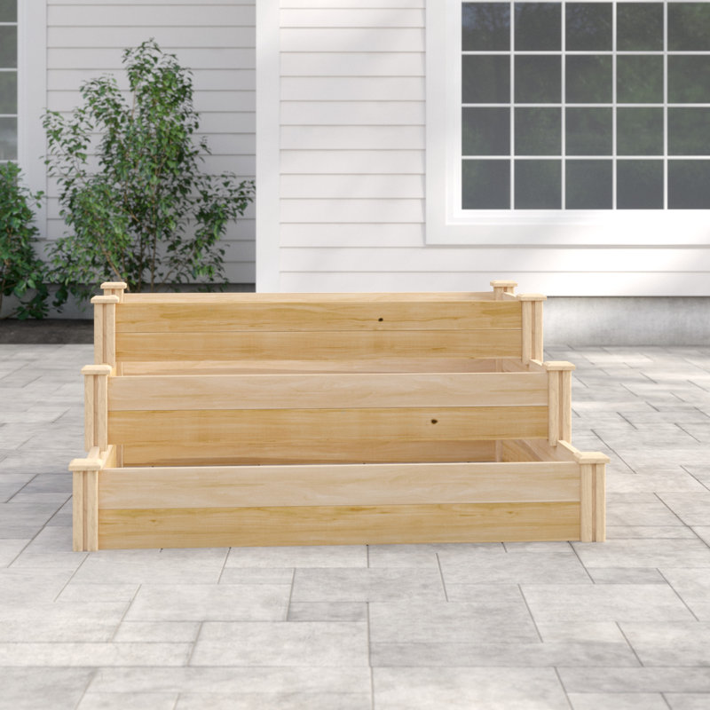 Jardin surélevé en cèdre 4 pieds x 4 pieds Docia