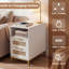 35cm W Metal Bedside Table-65661216