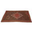 Canvello Antique 1950 Hand Made Casual Medallion Silkroad Seneh Rug - 4'1'' X 6'3''