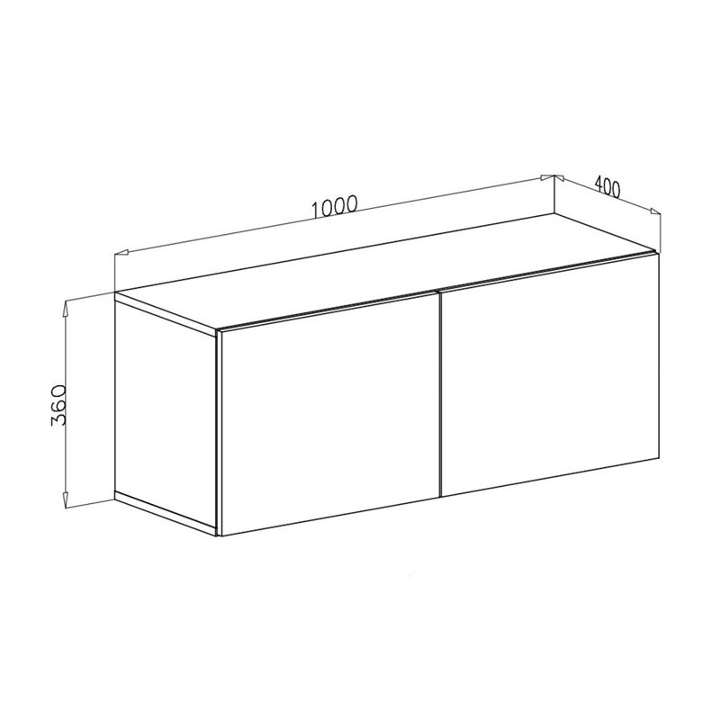 Glenoe Unfinished TV Stand for TVs up to 88", Grey/White