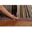 Tapis tout rayé Gabbeh 6 x 9