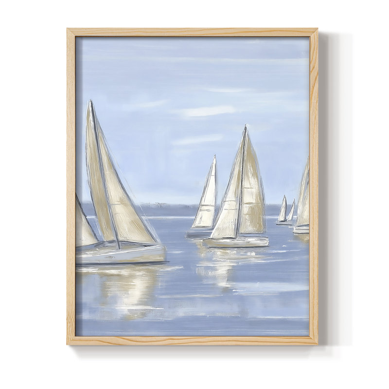 NAUTICAL Series VIII, reproduction encadrée - bois massif, Naturel, H 15 po x l 12 po