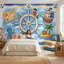 Murale de bateau pirate-811584680-811584687