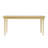 Aleric 71" Modern Fluted Easy Assembly Rectangle Solid Oak Wood Dining Table For 6 -1499508113