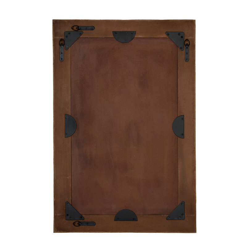 Interwoven Wood & Buffalo Bone Rectangle Mirror