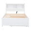Lit plateforme double avec lit gigogne, tiroirs et prises USB-1855510630