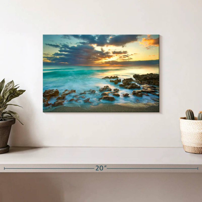 Gillard Ocean Sunrise Hues, H 8 po x l 12 po