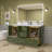 Solid Wood 60" Double Bathroom Vanity Base Only-92727182