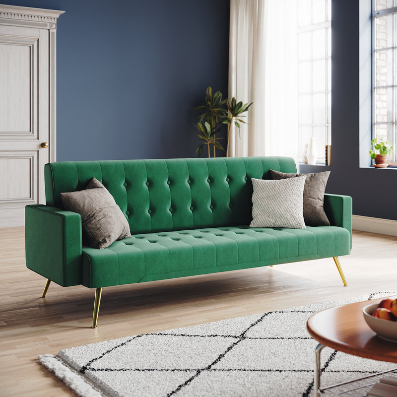 Kena 5 Seater Sleeper, Green Fireproof Sponge