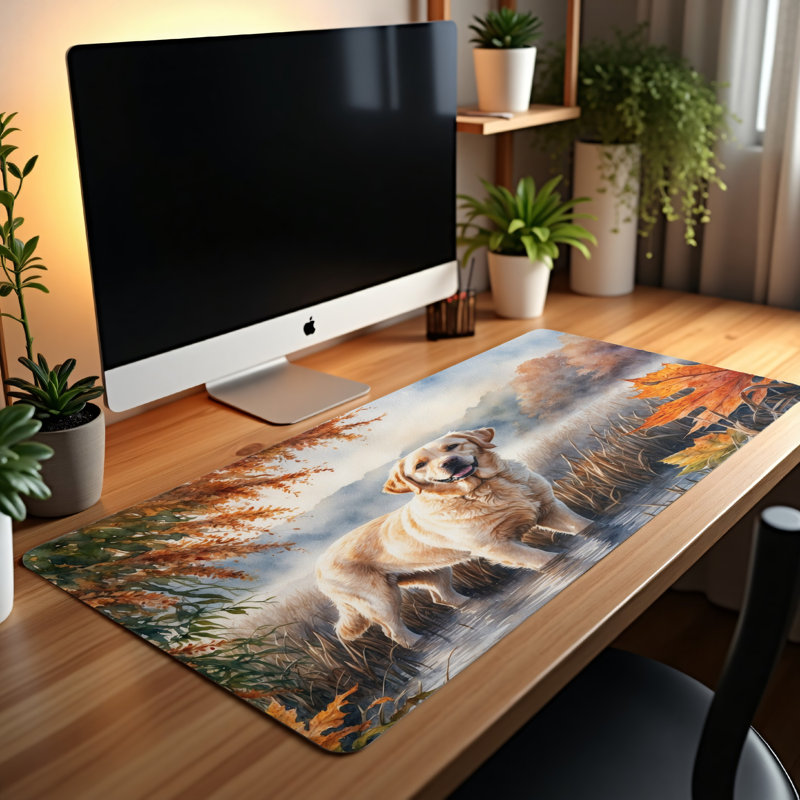 Polyester Desk Pad, 23.6x13.8