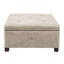 Carré recouvert de tissu sable - confortable et élégant avec un grand intérieur-912898068