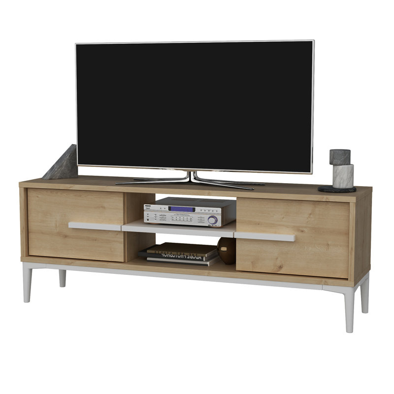 Meuble télé pour téléviseur de 78 po ou moins, Saphir / blanc