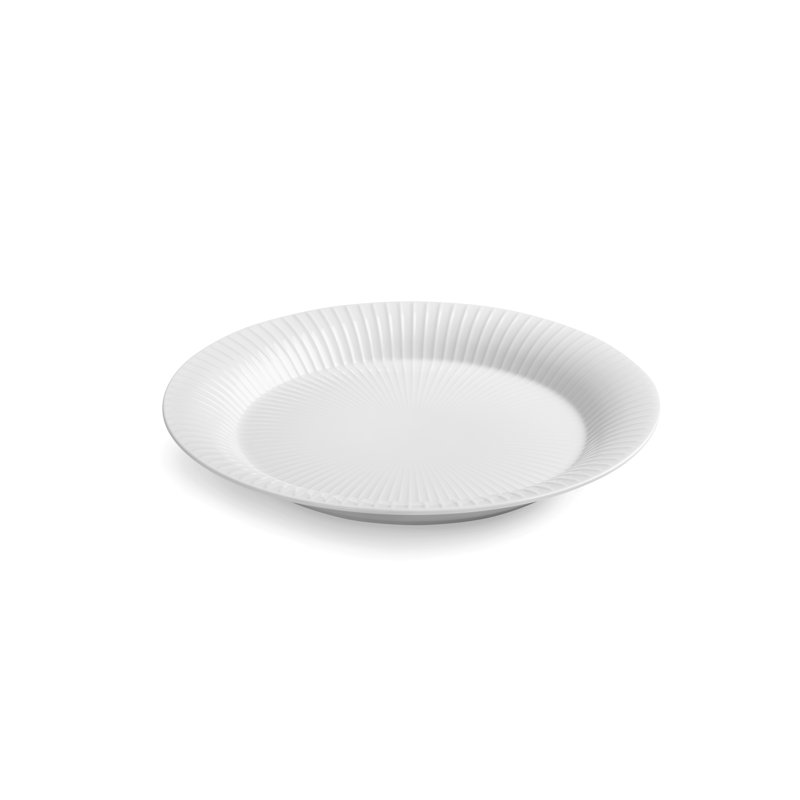 Plaque Hammershøi, blanc, diamètre: 8,7 po