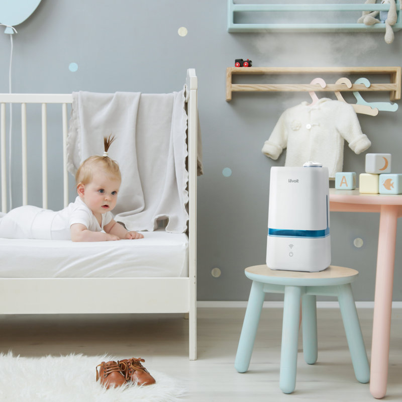 Levoit 4L White and Blue Smart Ultrasonic Cool Mist Humidifier