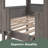 Full Over Full Woodbunk Bed With Roof, Window, Guardrail, Ladder-786522639