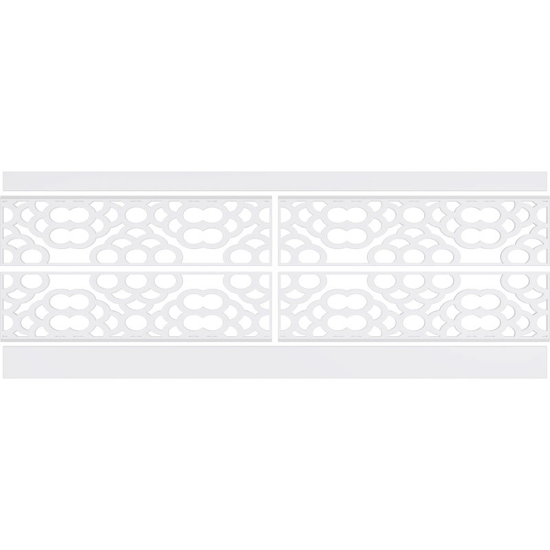 Ensemble de lambris en PVC Harlingen, H 32 po x l 94,5 po x P 0,625 po