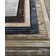 Striped Area Rug in Silver