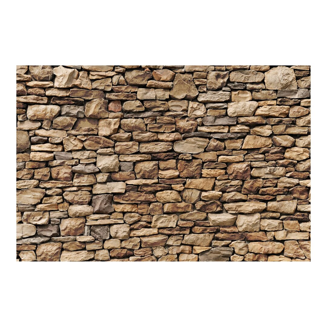 Strukturierte Tapete American Stone Wall 2,25 m x 336 cm