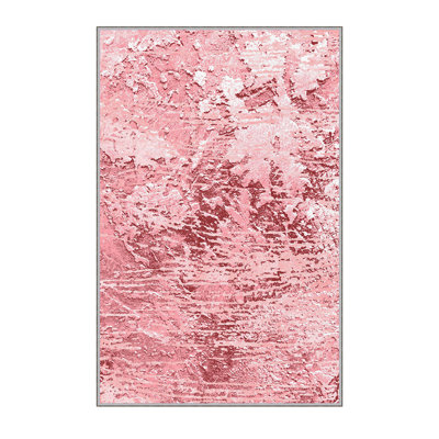 High-Quality 3D Printed Area Rug (2.6 x 4.0 ft), 100% Polyester, 0.3 in Pile Height | Antibacterial, Non-Slip PVC Felt Dot Underside | Machine Washable, Elegant Design for Living Room, Bedroom & Office