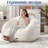 Compression Bean Bag Chair Suitable for Rental Rooms, Apartments, and living Rooms, Creamwhite-601042323
