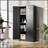 71 Inch Metal Garage Storage Cabinet, Secure Tool Organizer with Adjustable Shelves and Locking Doors