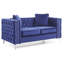 Causeuse contemporaine en bleu-1443955869