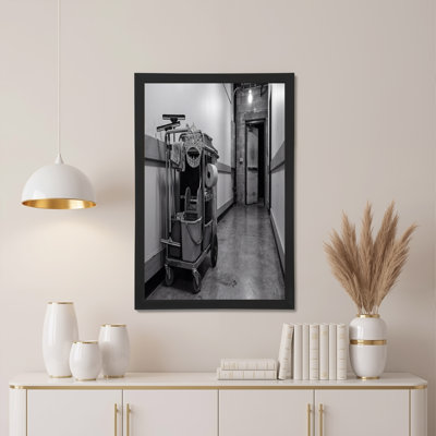 Art mural en toile noir et blanc