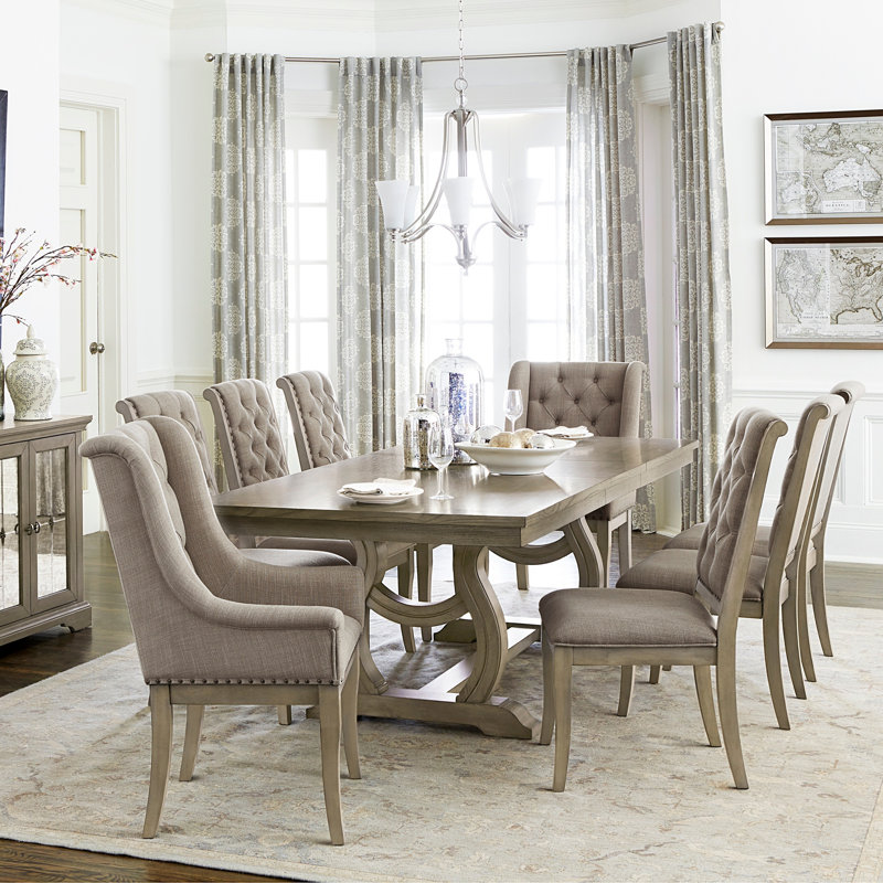 Ensemble de table et chaises extensibles Classic Luxury Luxury 9pc, 9 pièces : table, 8 chaises