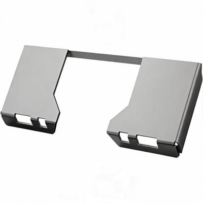Heavy-Duty Skid Steer Quick Attach Mount Plate - 3/8" Steel Weld-On Loader Attachment Plate, Cut-Out Quick Tach Design, Rust-Resistant Coating, 7000 lb Capacity, Fits skid-steer loader & Kubota