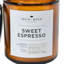Bougie en verre Amber
