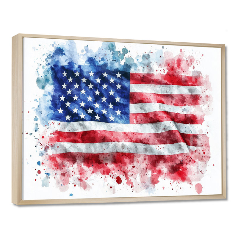 Lakie - États-Unis, art mural, H 12 po x l 20 po, Reproduction avec cadre flottant, Crème, crème