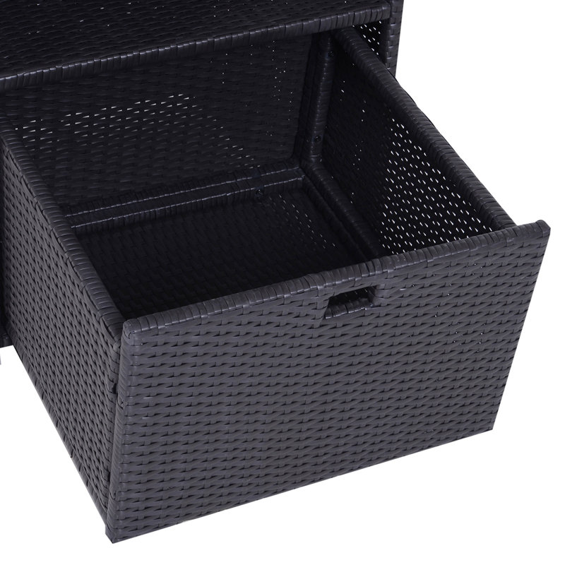 Organisateur de tiroir de support de serviette pour piscine, 2 tablettes, pour spa, spa, rangement pour baignoire foncée avec accessoires de piscine, brun