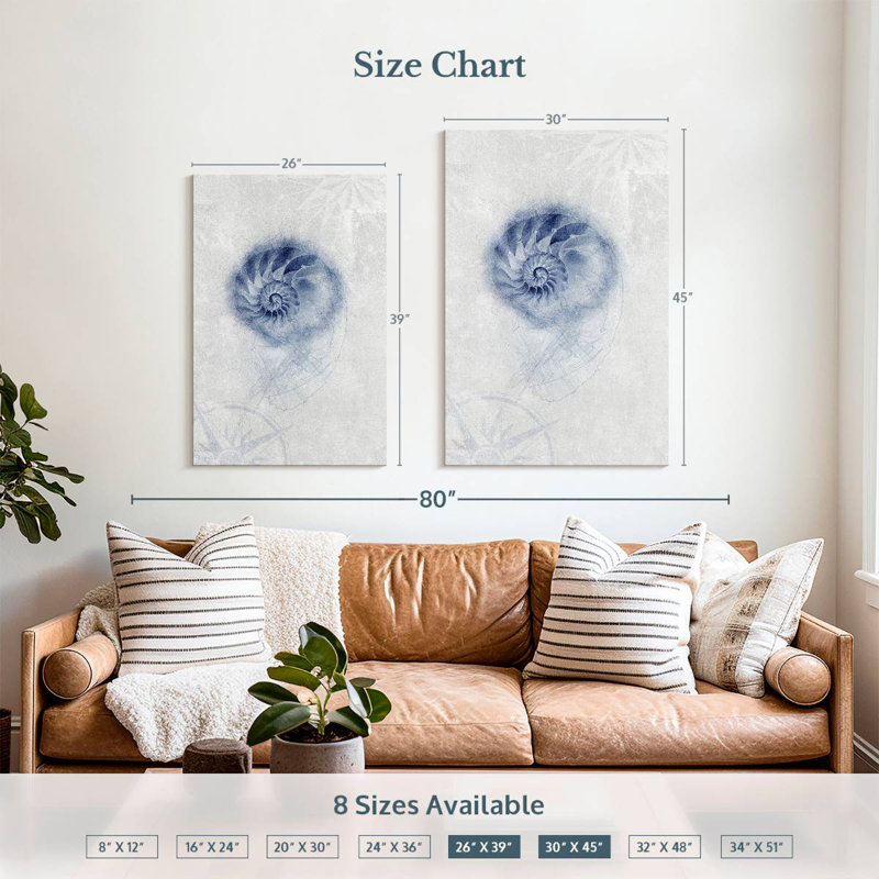 Brampt Ocean Memories I, 39" H x 26" W