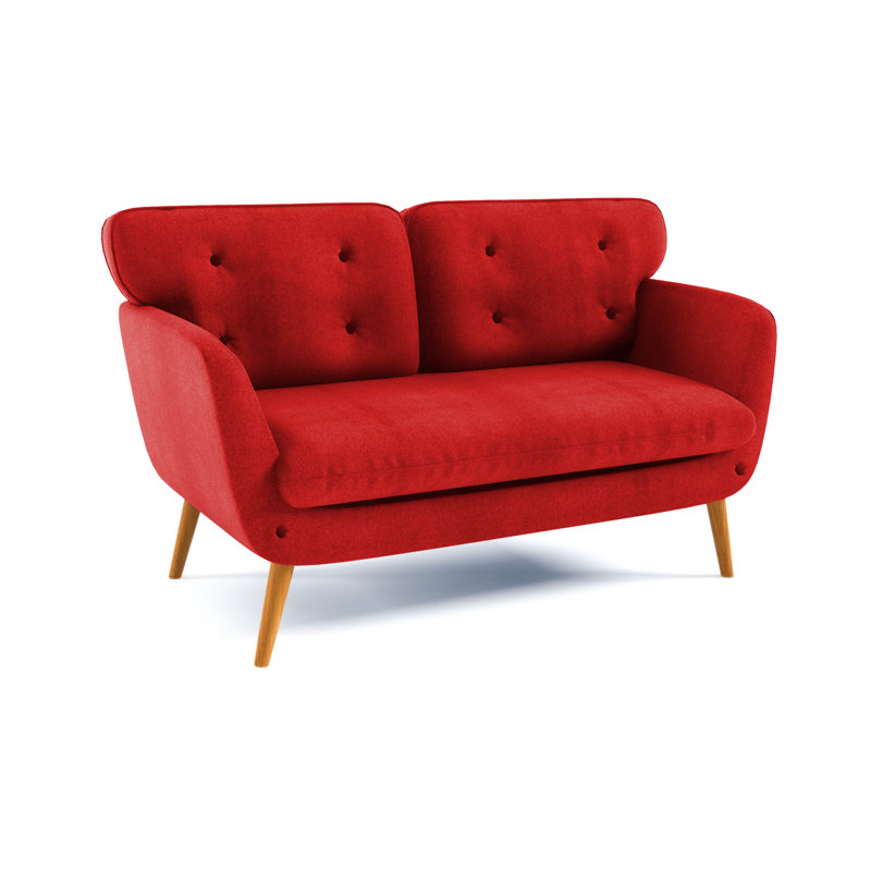 Destini Loveseat, Red