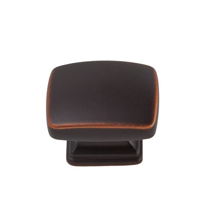 Multipack de boutons rectangulaires en bronze huilé 1-1 / 4 "Grayson