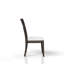 Chaise d'appoint rembourrée chocolat