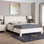 Lit plateforme grand Hazeleen Baxton Studio Laria