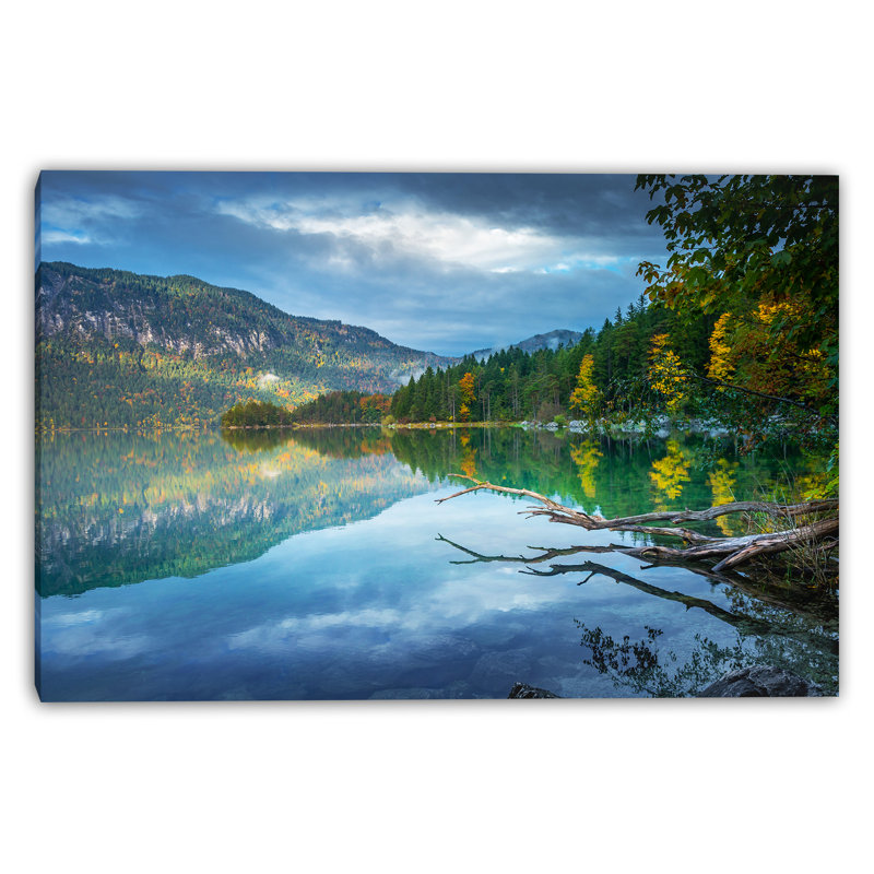 «Crystal Mirror Serenity», art mural sur toile tendue, H 12 po x l 16 po