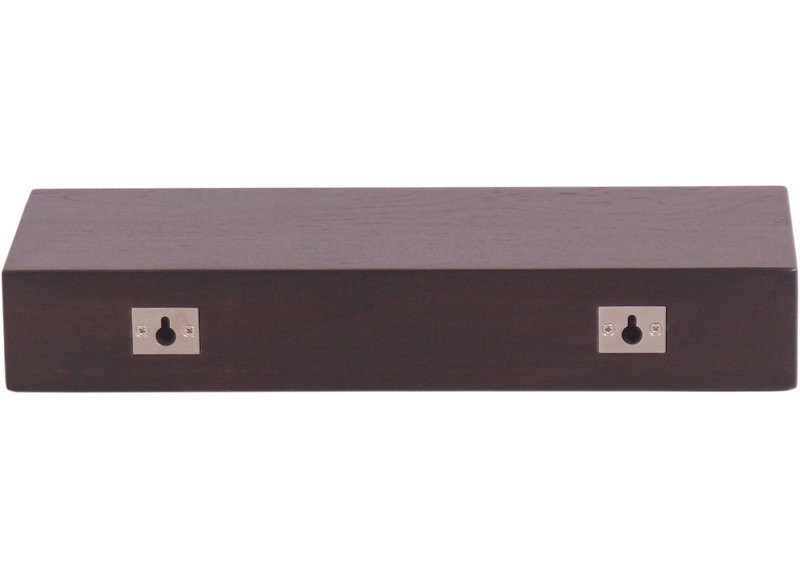 Bisa Teak Floating Shelf, 3" H x 18" W x 6" D