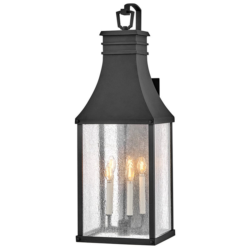 Hinkley Beacon Hill Outdoor Wall Mount, Museum Black