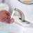 Automatic Sensor Bathroom Faucets Touchless Centerset Bathroom Faucet with Cover Plate-105300106