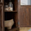 Buffet Farmhouse avec rangement, 3 portes, tablette réglable pour une utilisation polyvalente dans la cuisine et le salon-901314285